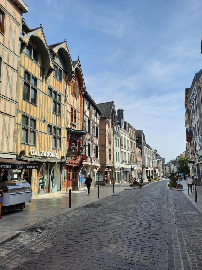 Appartement 70M² 3 Chambres Avec 3 Lits 2 Places Troyes Kültér fotó