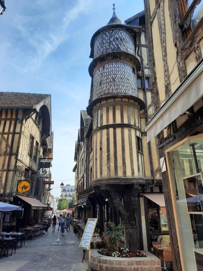 Appartement 70M² 3 Chambres Avec 3 Lits 2 Places Troyes Kültér fotó